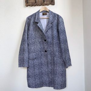 Vintage | Leopard Print Trench Coat